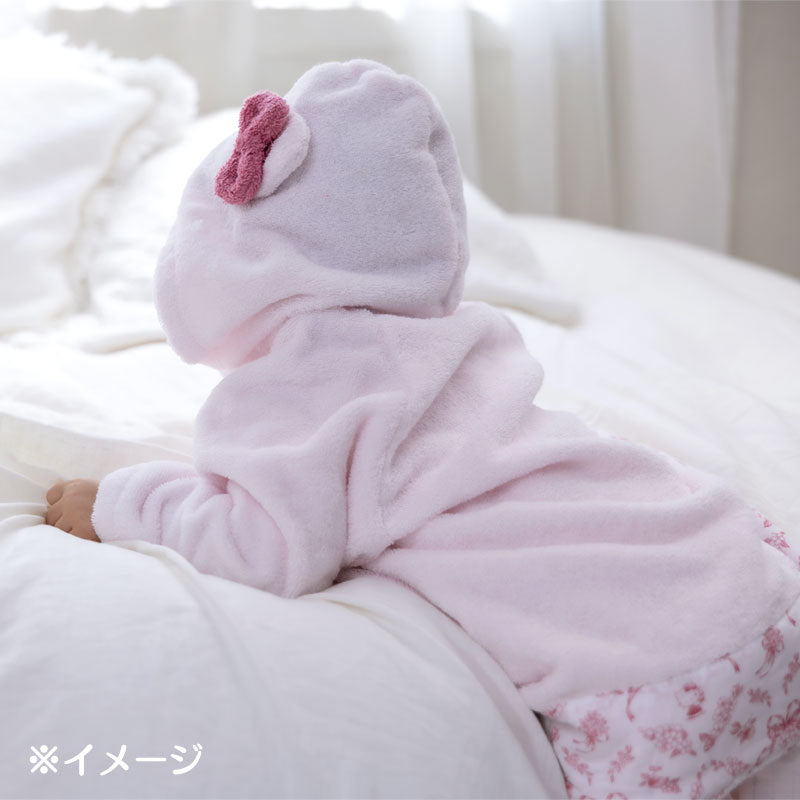 ハローキティのベビーバスローブ