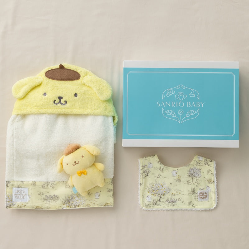 ポムポムプリン バスポンチョセット