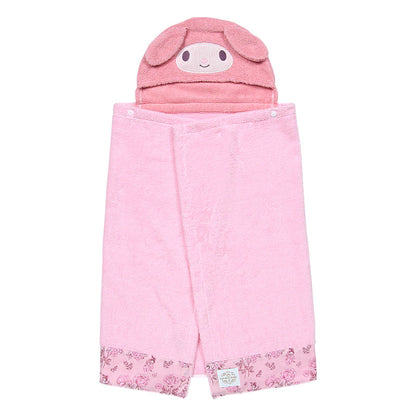 マイメロディのベビーバスポンチョ