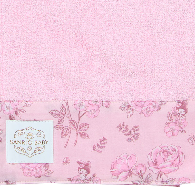 マイメロディのベビーバスポンチョ