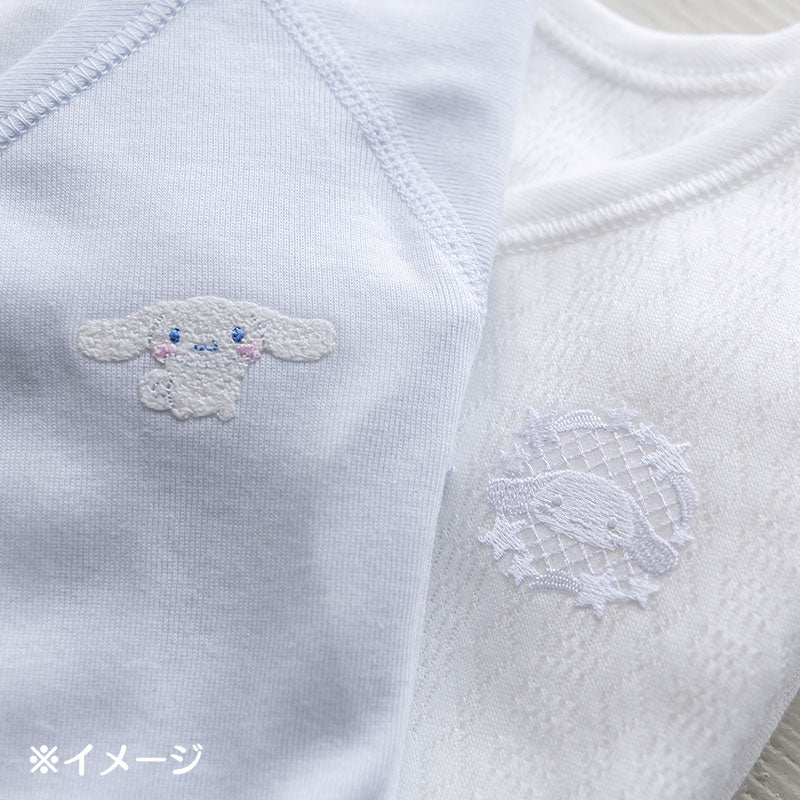 シナモロール レールメッシュ短肌着（50-60cm）（Sanrio Baby）