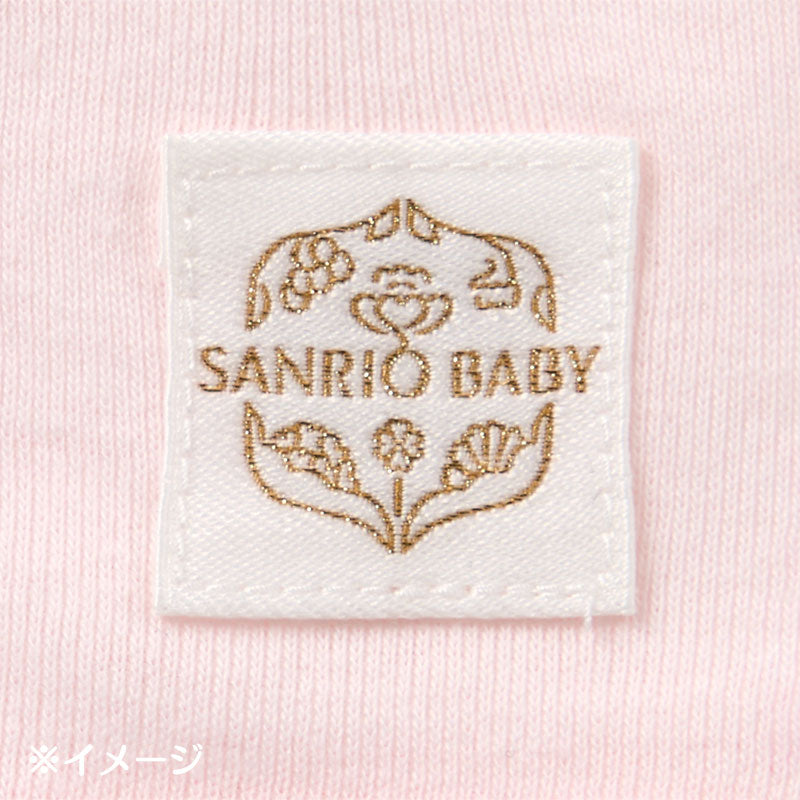 ポムポムプリン フライス短肌着（50-60cm）（Sanrio Baby）