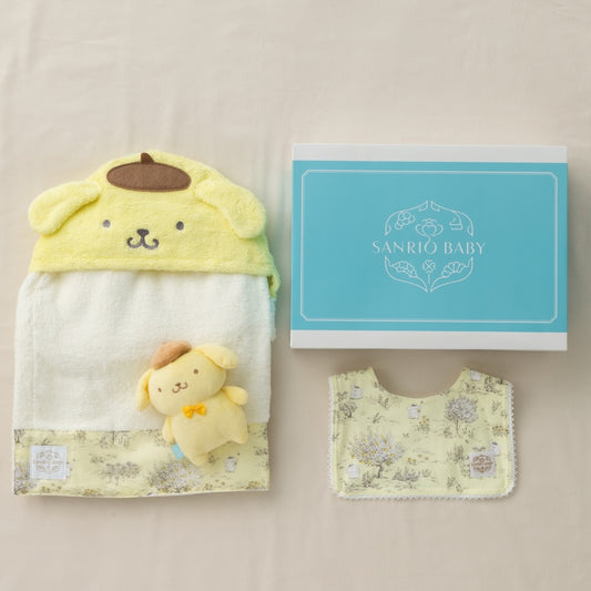ポムポムプリン バスポンチョセット