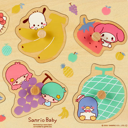 木製パズル(Sanrio Baby)フルーツ