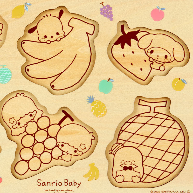 木製パズル(Sanrio Baby)フルーツ